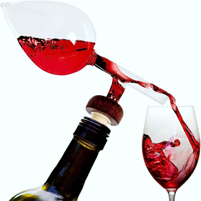 Rode Wijnfles Gietapparaat Dra - Wine Aerator Pour recensie en prijs